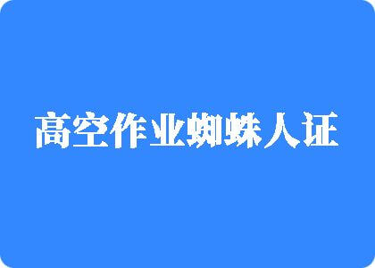 帅哥大鸡吧硬起插美女的b高空作业蜘蛛人证